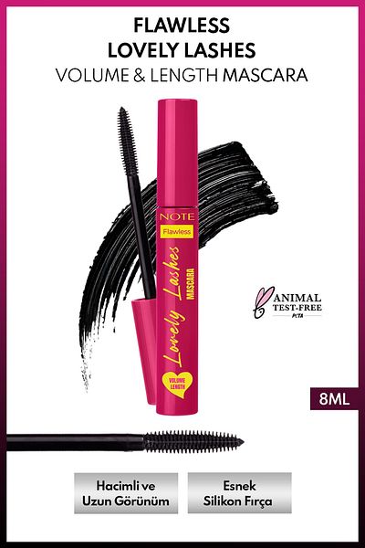 NOTE Flawless Lovely Volume and Lengthening Mascara - Black