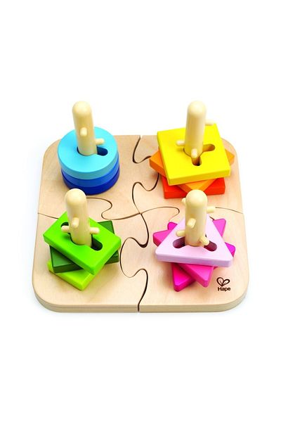 Hape Hape Wooden Creative Peg Puzzle E0411