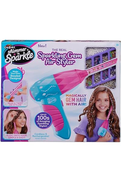 Shimmer N Sparkle جهاز تصفيف الشعر بالهواء من شيمر آند سباركل سباركلينج جيم S...
