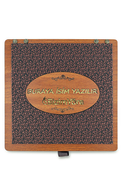 Lüx Özel Deri Kaplama Ahşap Hediyelik Kayısı Çikolata Lokum Paketi 1,8 kg No 12