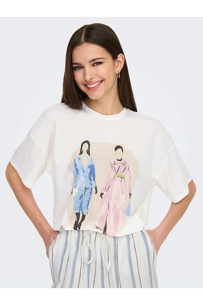 ONLY Γυναικείο T-shirt Onlmelina S / S 15342876