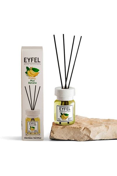 Eyfel Banana room air freshener with sticks, 120ml