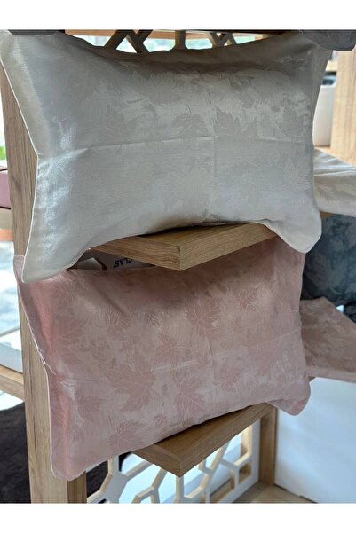 Sudemhome Jakarlı Şönil Kumaş Avangard Çeyizlik Yatak Örtüsü Takımı Çınar Yaprağı Desenli