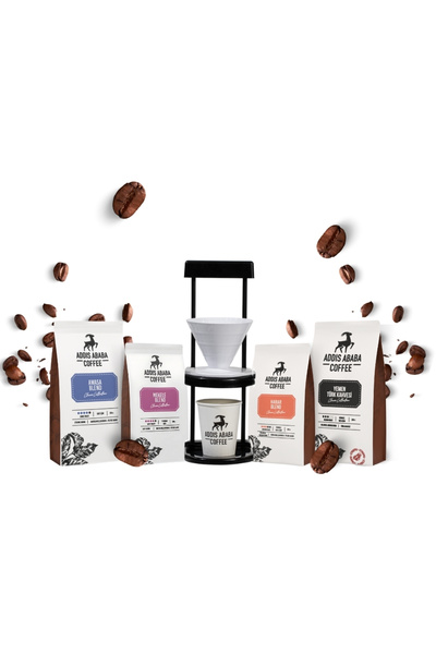 Addis Ababa Coffee Tanışma Kahveleri Ve Filtre Kahve Demleme Seti