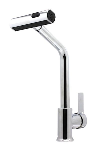Class Armatür Chrome Kitchen Sink Faucet with 3-Function Water Flow Head