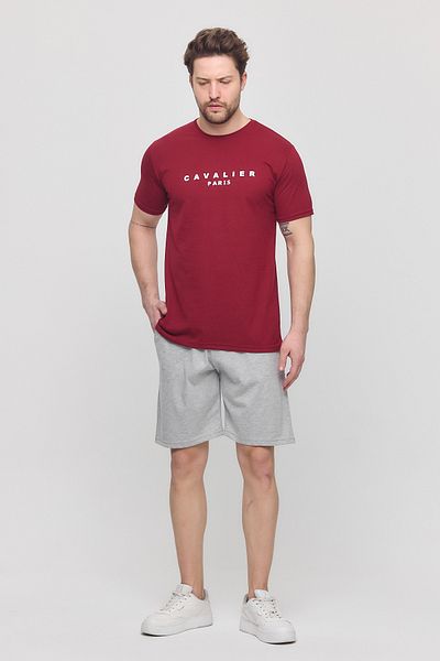 PİJAMORE Men's 100% Cotton Summer Shorts Suit, Fitness and Casual Glimpidiçin