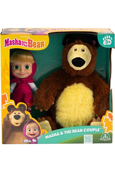 Masha and the Bear دمية سيمبا ماشا 12 سم ودب 20 سم 6800021000