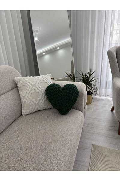 Home Heart Decorative Pillow - Heart Shaped Special Pillow / the Most Beautiful Heart Pillow of Gift Options