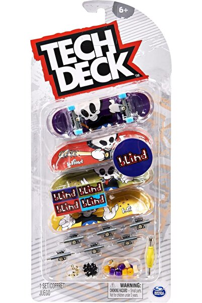 Tech Deck , مجموعة Ultra DLX Fingerboard المكونة من 4 قطع، ألواح تزلج، ألواح تزلج صغيرة قابلة للتجميع والتخصيص،
