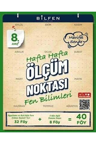 Bilfen Yayıncılık 8. Sınıf Fen Bilimleri Hafta Hafta Ölçüm Noktası