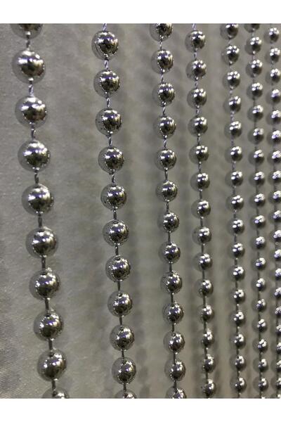 özdeğer home 100x180 Металевий срібний 2,5 см інтервал Ланцюгові штори Дверні...