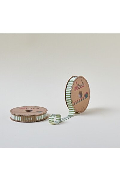 Twin Store Piping Thick Striped Layer F12 Green 2 cm 25 Meters 65% 35% Polyester