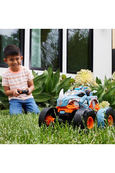 HOT WHEELS R/C 1:12 Monster Trucks Transforming Rhinomite