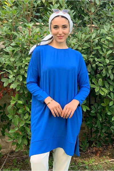 Moda Rosa 25Y4122 - Saks - Basic Aerobin Tunic