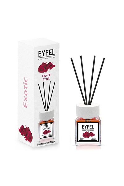 Eyfel Exotic aroma room air freshener with sticks, 120ml