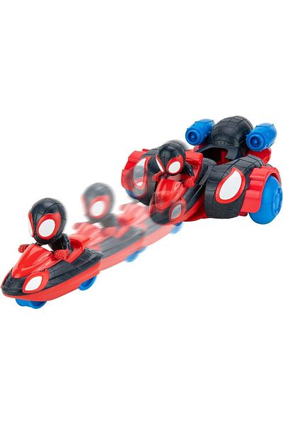 Marvel Spidey and His Amazing Friends - Feature Vehicule Miles Morales 2 in 1