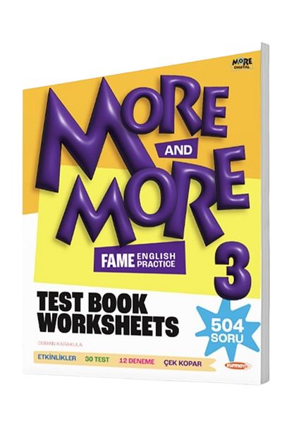 Kurmay Yayınevi 3. الصف المزيد والمزيد من أوراق العمل Testbook