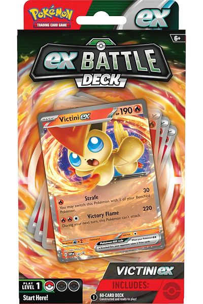 Pokemon TCG: Victini ex Battle Deck (مجموعة جاهزة للعب مكونة من 60 بطاقة)