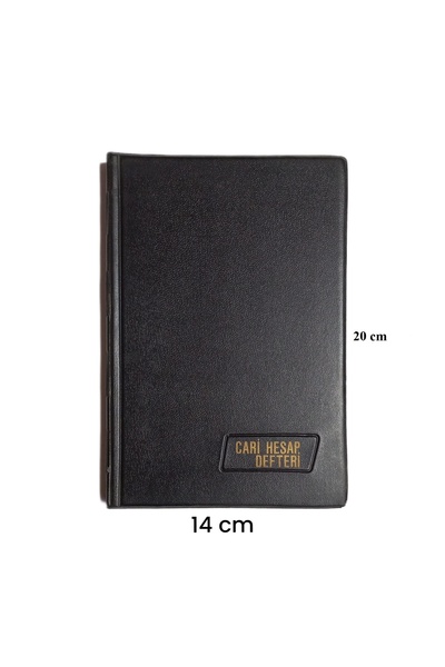 KILIÇASLAN SHOP CARİ HESAP  DEFTERİ  CİLTLİ   50 YAPRAK     14x20 cm  DİK    ...