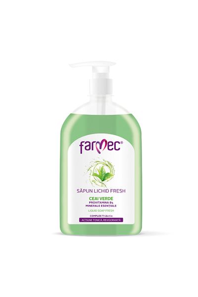 Farmec Fresh Green Tea Liquid Soap 500 ml