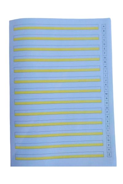 Glanart New Curriculum Small Size Klavuz Striped Beautiful Writing Notebook and Jumbo My First Pencil Set 48 Syf.