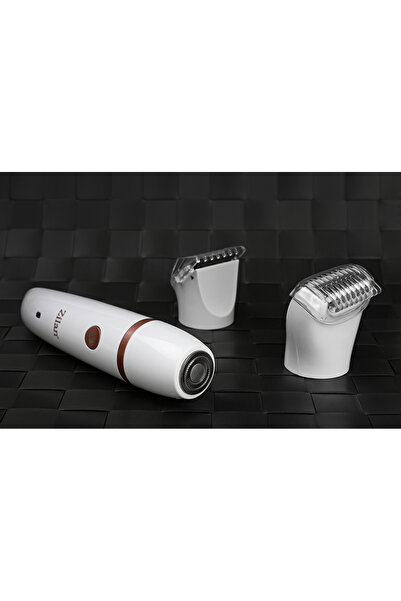 Zilan Αποτριχωτική μηχανή ZLN8740 Λευκή, 3 κεφαλές αποτρίχωσης, 3 επίπεδα κοπής, βούρτσα καθαρισμού