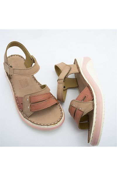 CONSUELO Sandale ortopedice din piele cu velcro 10222