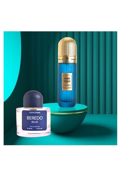 IBRAHIM ALQURASHI Package combines Spanish tobacco with Predo Blue 200ml