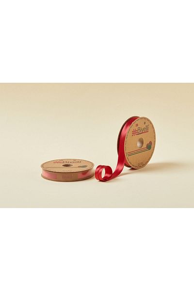 KNC Home Piping Satin Layer 077 Light Burgundy 2 cm 25 Meters 100% Polyester