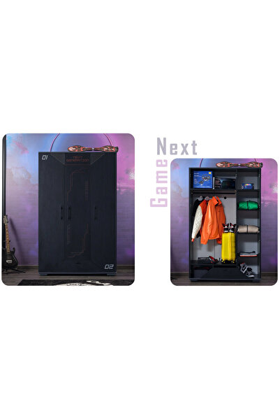 Ritmik Next Game Genç Odası ( 3 Kapaklı Dolap (Lite) + 100*200 Karyola + Çalışma Masası )