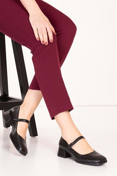 Gondol Genuine Leather Single Strap Women's Heeled Shoes - Ss.416