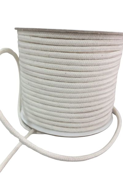 DESTİ GO Lace Rope Cotton 1 cm Cream 1 Meter