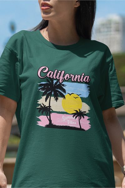 SUNFREE ΔΙΑΣΤΑΣΗ ΓΥΝΑΙΚΕΙΟ ΜΠΛΟΥΖΑ POPULAR TREND CALIFORNIA PRINTED