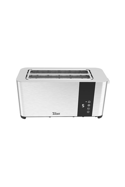 Zilan Prajitor de paine Zilan ZLN6234 Argintiun, ecran digital si tactil, putere 1400W, inox