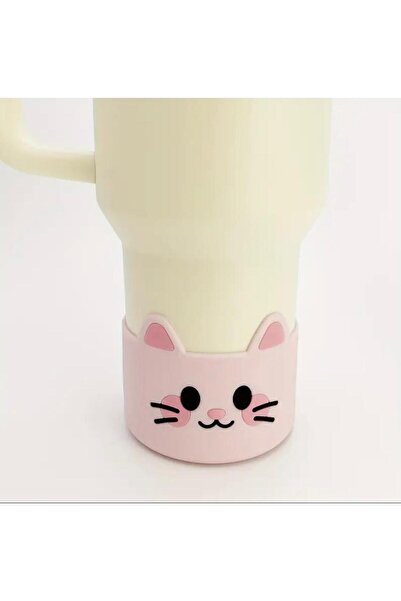 ÇAKRA واقي قاعدة متوافق مع ترمس ستانلي بينك كات موديل كيوينشر مصنوع من السيلي...