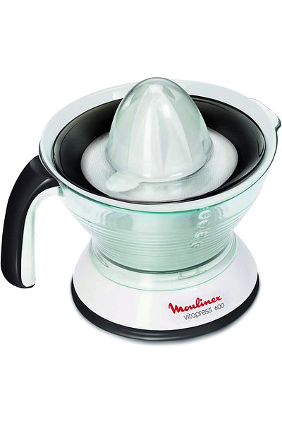 Moulinex Vitapress Electric Citrus Juicer 600ml, Fresh Orange Juice, 2-Year Warranty, PC300B27