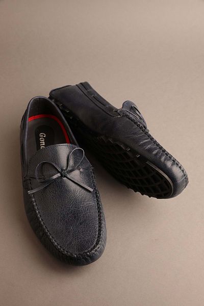 Gondol Loafer clasic pentru bărbați din piele naturală portocaliu 43 ttx.207