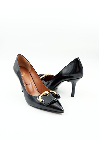 Tenau Kadın Hakiki Deri Topuklu Ayakkabı