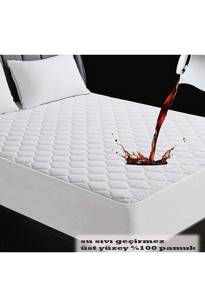 STOK HOME Quilted Liquid Proof Mattress Cover 100% Cotton