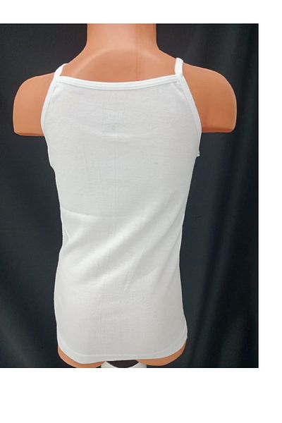 Tutku Girl's Satin Undershirt with Rope Strap 1 Piece