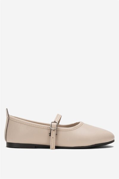 Liger Pantofi casual de damă cu bandă reglabilă BEIGE