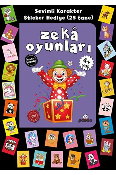 Timaş Yayınları ألعاب ذكاء للأعمار من 4 سنوات فما فوق مع ملصقات