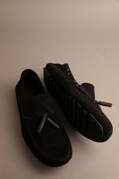 Gondol Loafer clasic pentru bărbați din piele naturală negru 39 ttx.205