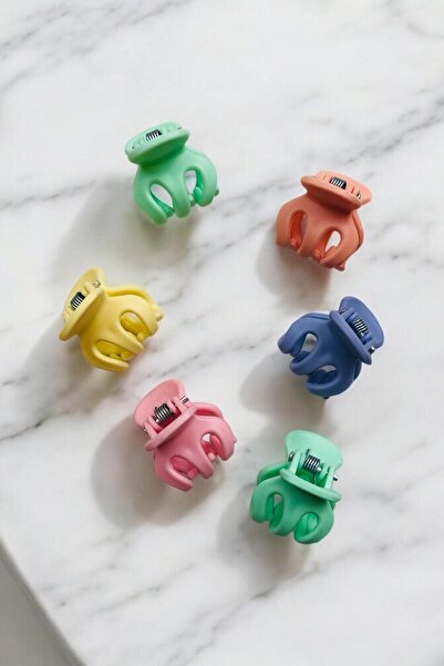Kadın Ve Çocuk 2 Adet Minik ( 2 Cm ) Mandal Toka