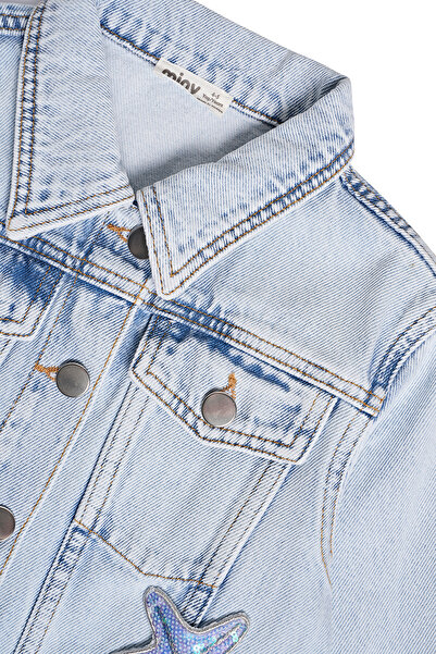 Miny Center Girl's Denim Jacket