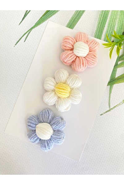 Kadın Girişimciler Atölyesi Rengarenk Pofuduk Papatyalar Organik Handmade Yen...