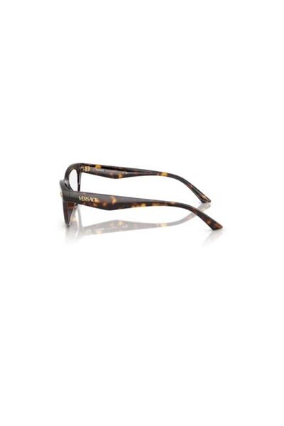 Versace Ve3364-U 108 52-Medium Cat Eye Women's Blue Light Protection Screen Glasses (Havana)