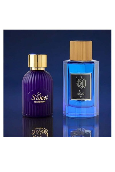 IBRAHIM ALQURASHI Blue Oud Perfume with So Sweet Perfume 200ml