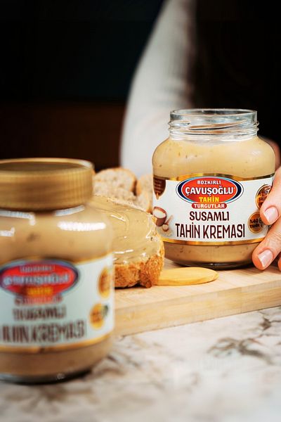 Bozkırlı Çavuşoğlu Çavuşoğlu Tahini Cream with Sesame 330g