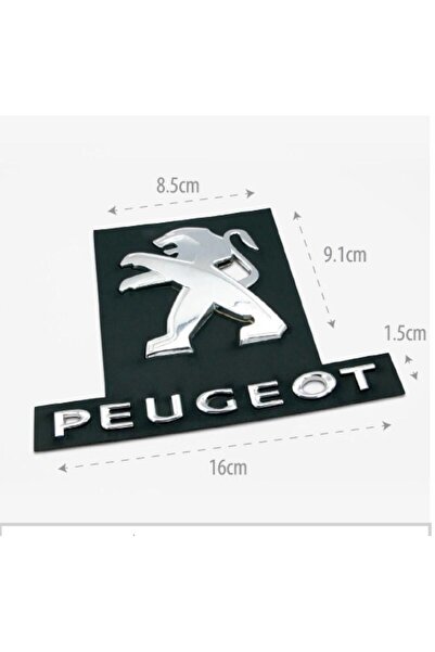 Genel Markalar Peugeot Bagaj Yazı + Amblem (Partner-Tepee) 2008 ve Sonrası İç...